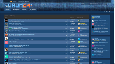 Forum 64 Screenshot - aufgenommen März 2024
